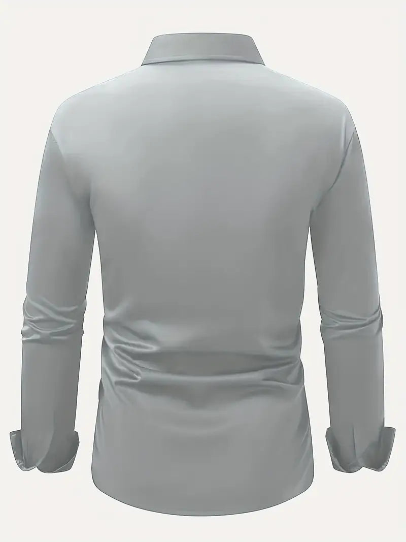 Hemd Spitzkragen Slim Fit Langarm Schwarz – Hale