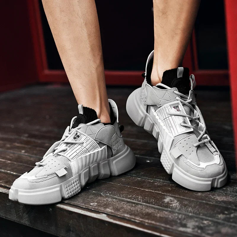Sneaker Asymmetrisches Design Stoßdämpfende Sohle – Varen