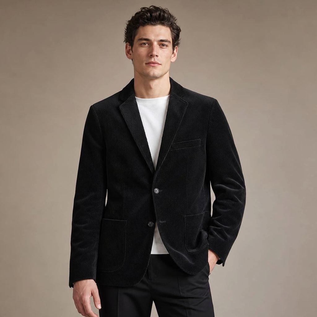 Blazer Herren Cord Relaxed Fit – Tomas