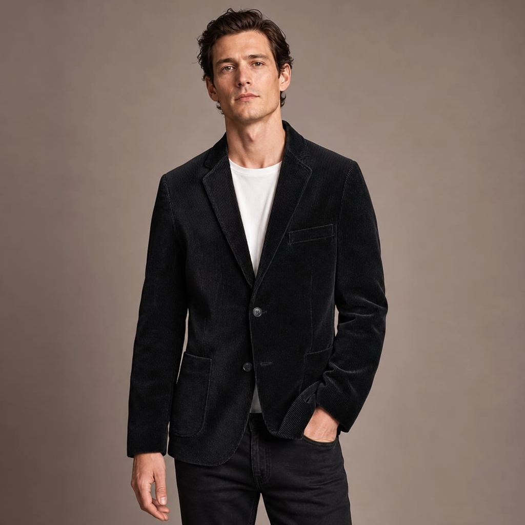 Blazer Herren Cord Relaxed Fit – Tomas