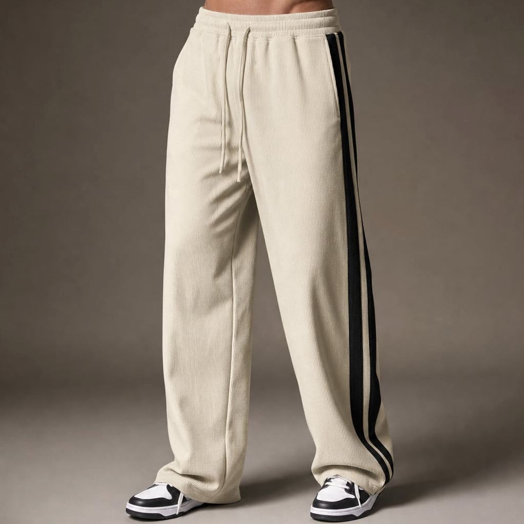 Cargo Hose Männer Cord Wide Leg Relaxed Fit – Ignaz