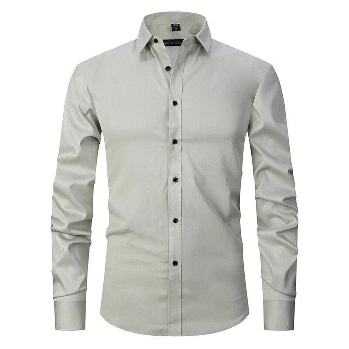 Hemd Slim Fit Stretch Langarm Bügelleicht – Jett