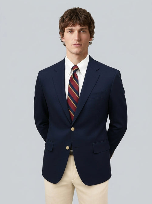 Aldor | Dunkelblauer Blazer Goldknöpfe – Produktfoto