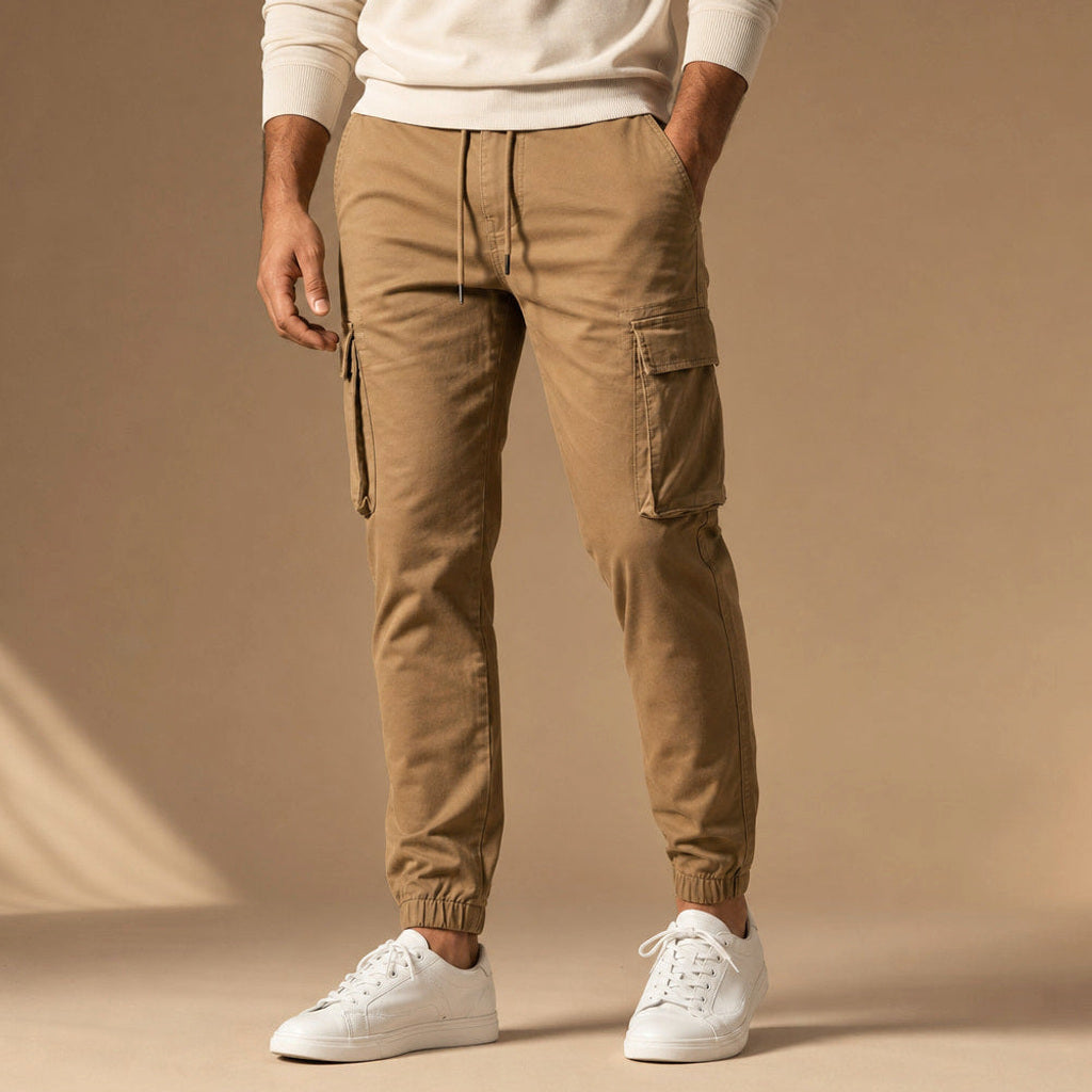 Belex | Cargohose Tapered Jogger Camel – Produktfoto