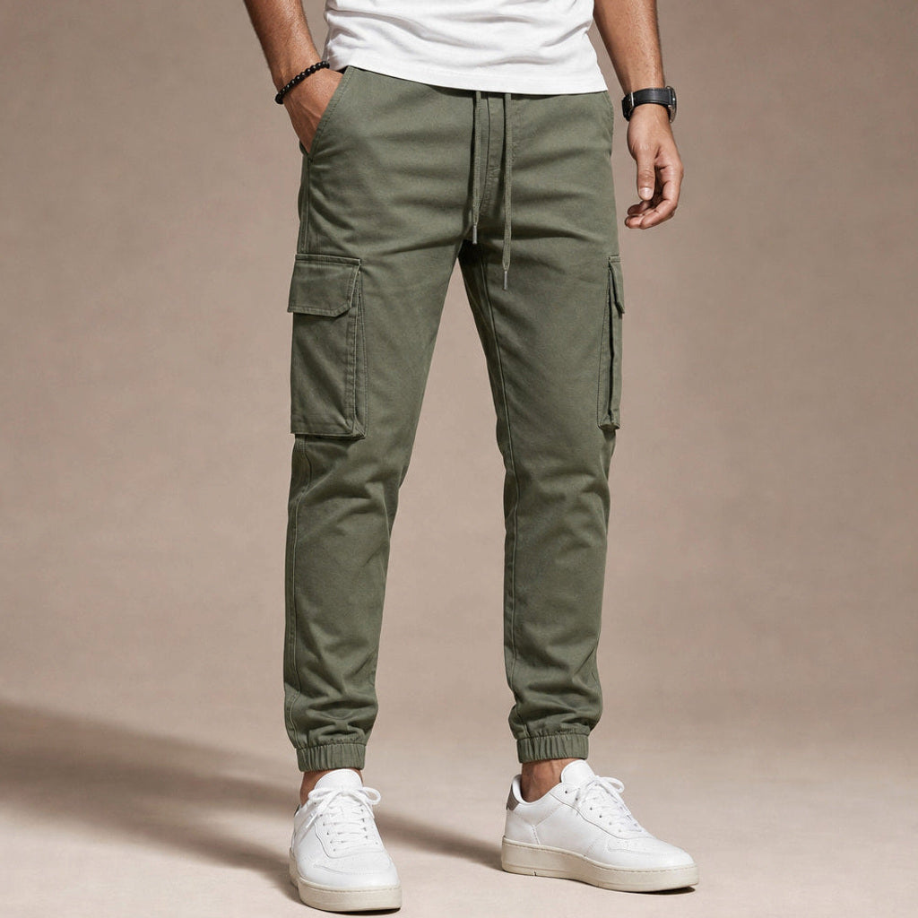 Belex | Cargohose Tapered Jogger Grün – Produktfoto