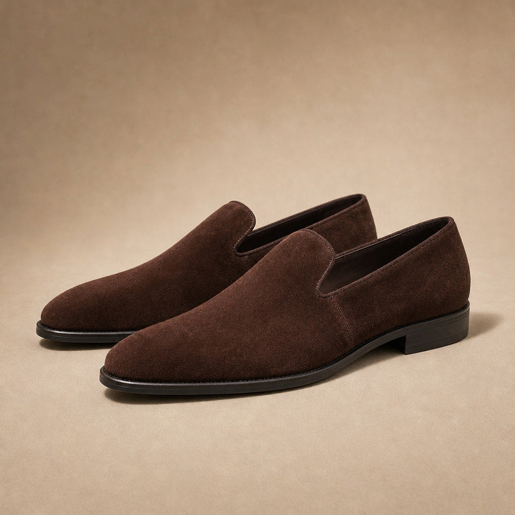 Camex | Loafer Wildleder Slip-On Dunkelbraun – Produktfoto