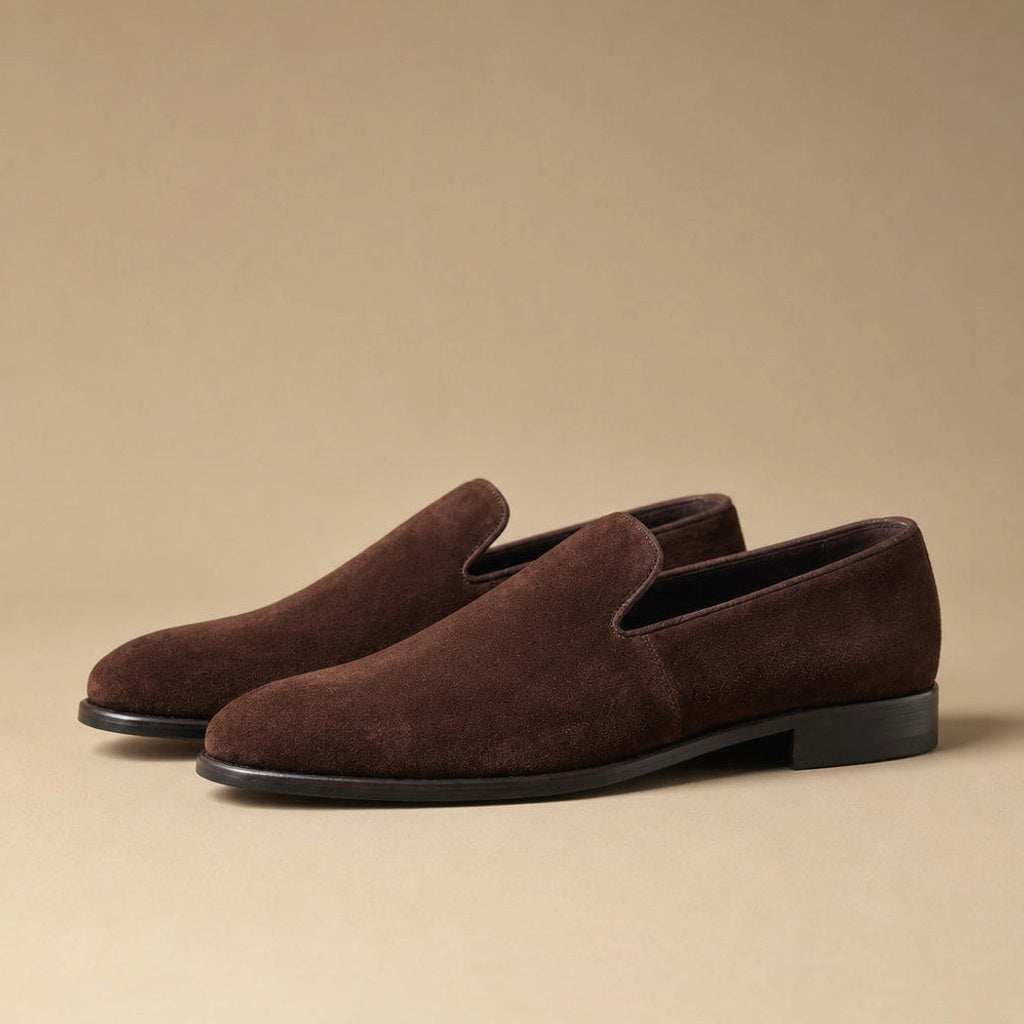 Camex | Loafer Wildleder Slip-On in Dunkelbraun – Premium Editorial