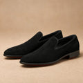 Camex | Loafer Wildleder Slip-On Schwarz – Produktfoto