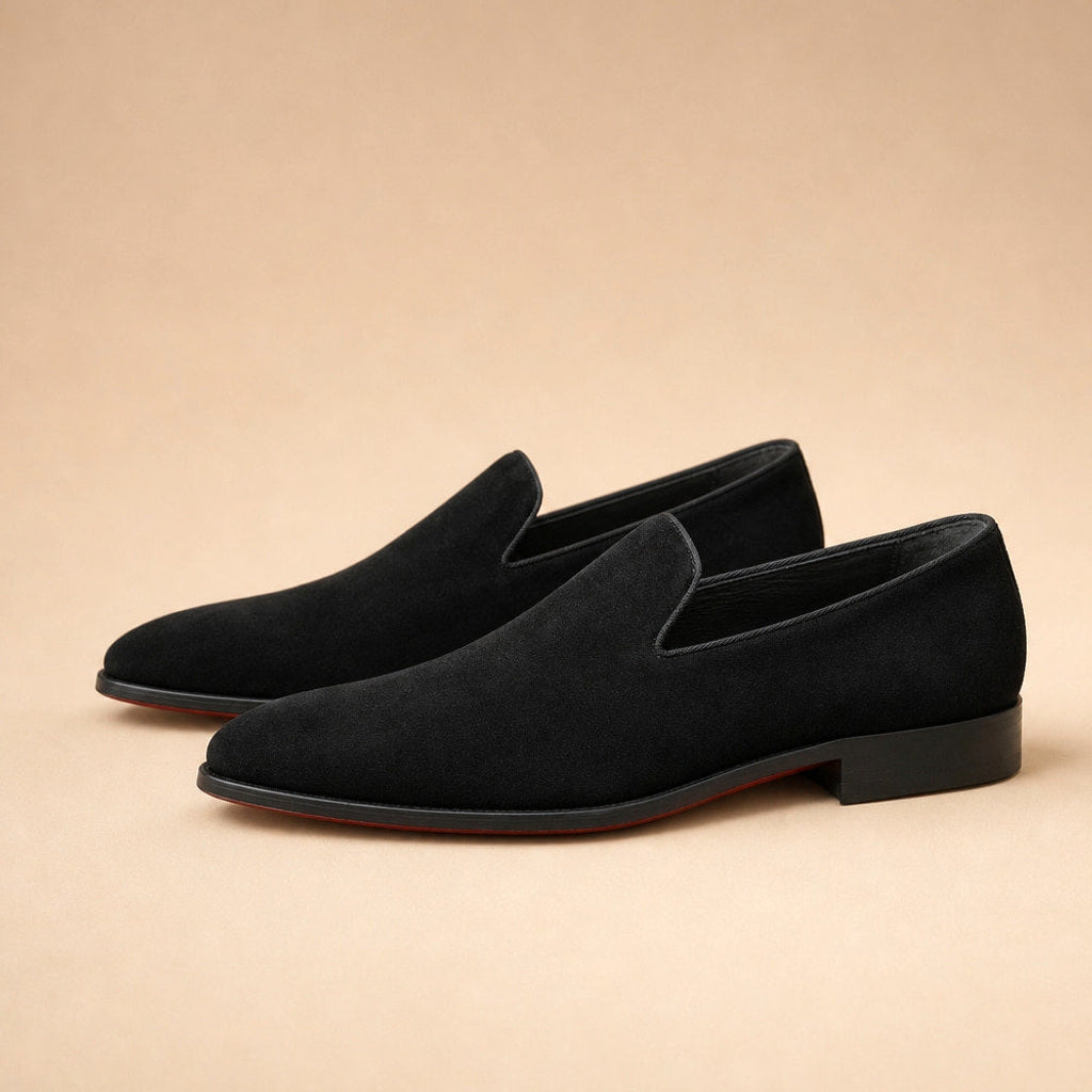Camex | Loafer Wildleder Slip-On in Schwarz – Premium Editorial
