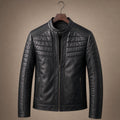 Dietmar | Lederjacke Steppdesign Schwarz Schwarz – Produktfoto