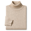 Ecbert | Rollkragenpullover Feinstrick Khaki – Produktfoto