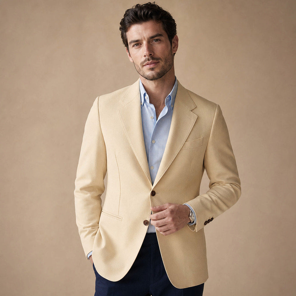 Firenze | Blazer Halbgefüttert Tailored Fit Beige – Produktfoto
