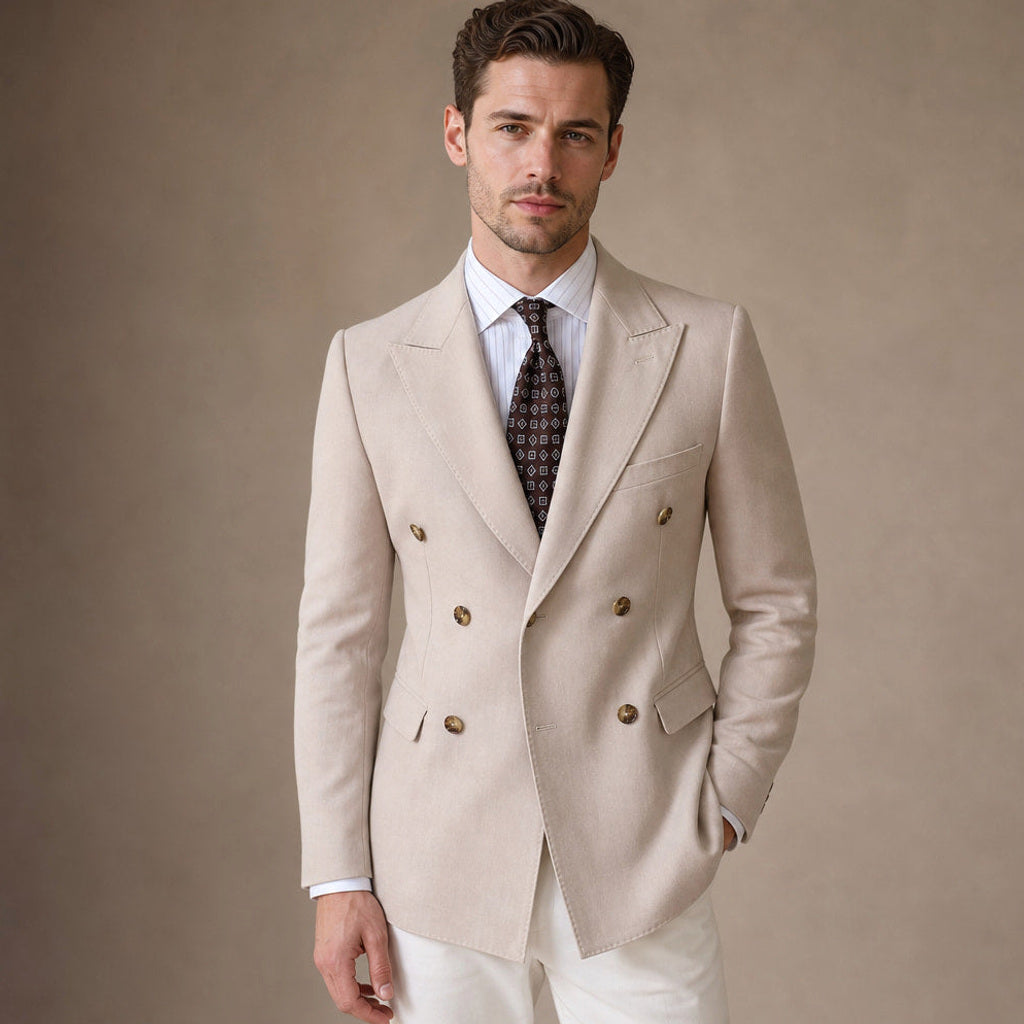 Firenze | Blazer Halbgefüttert Tailored Fit Camel – Produktfoto