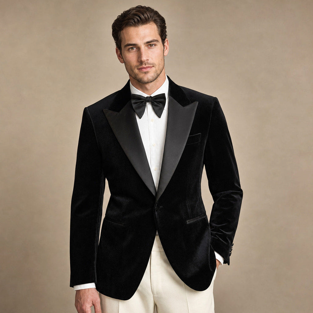 Firenze | Blazer Halbgefüttert Tailored Fit Schwarz – Produktfoto