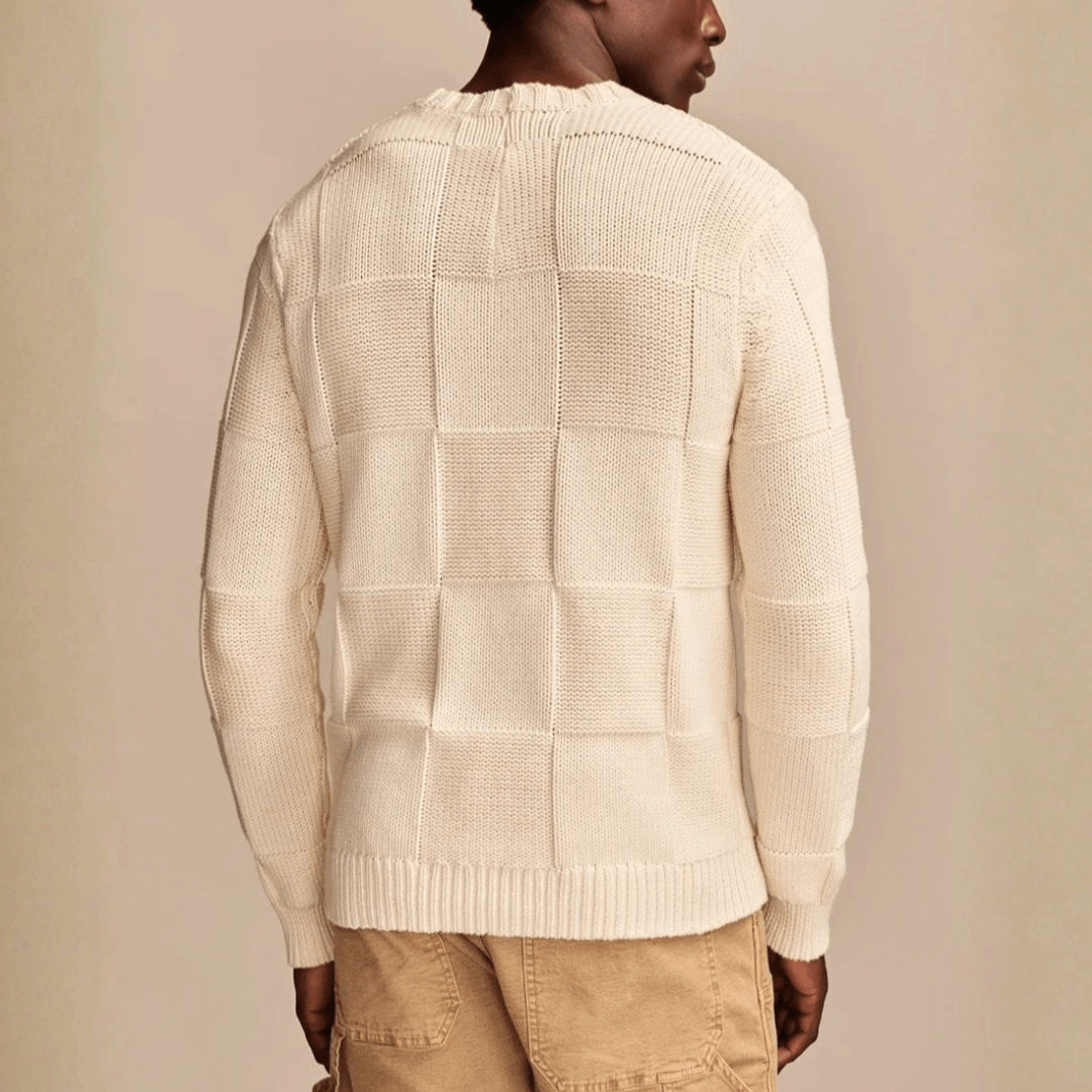 Joost | Strickpullover über Hemd – Produktfoto