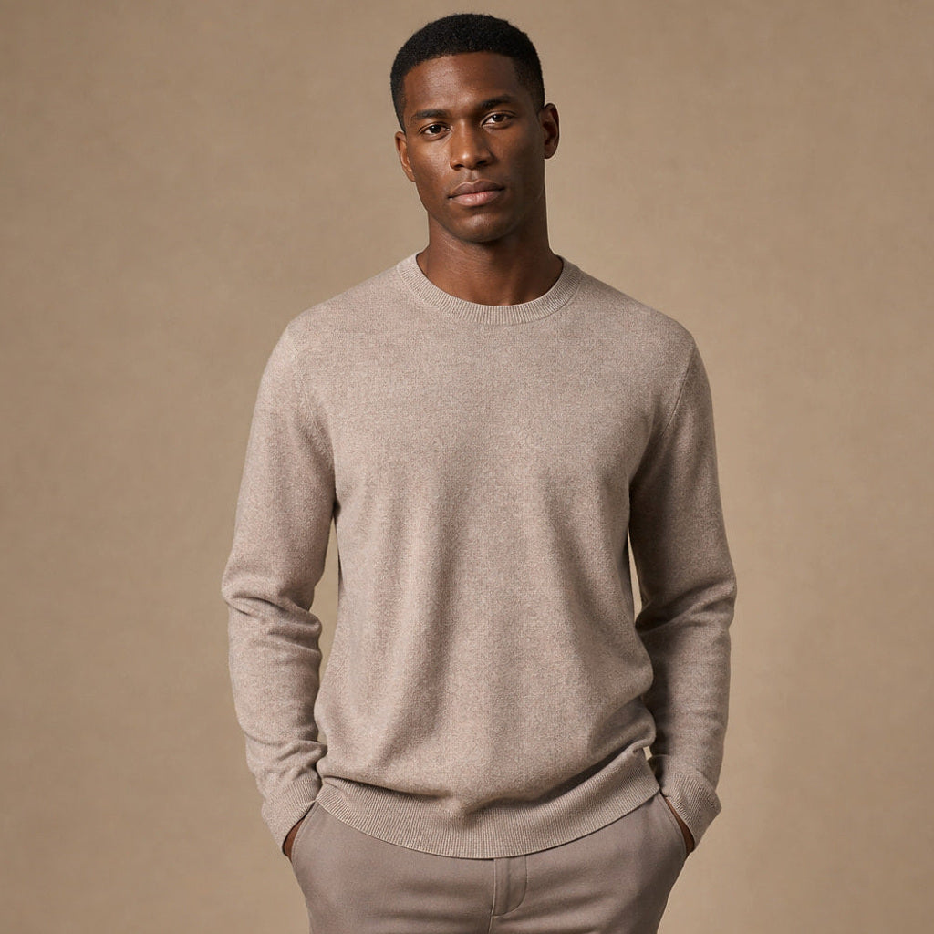 Landbert | Feinstrick-Pullover Wolle-Kaschmir Hanf – Produktfoto