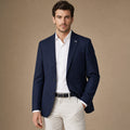 Liutbert | Dunkelblauer Blazer Slim Fit – Produktfoto
