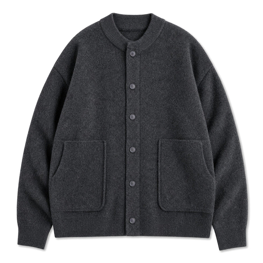 Oswald | Strickjacke Knopfleiste Wollstrick – Produktfoto