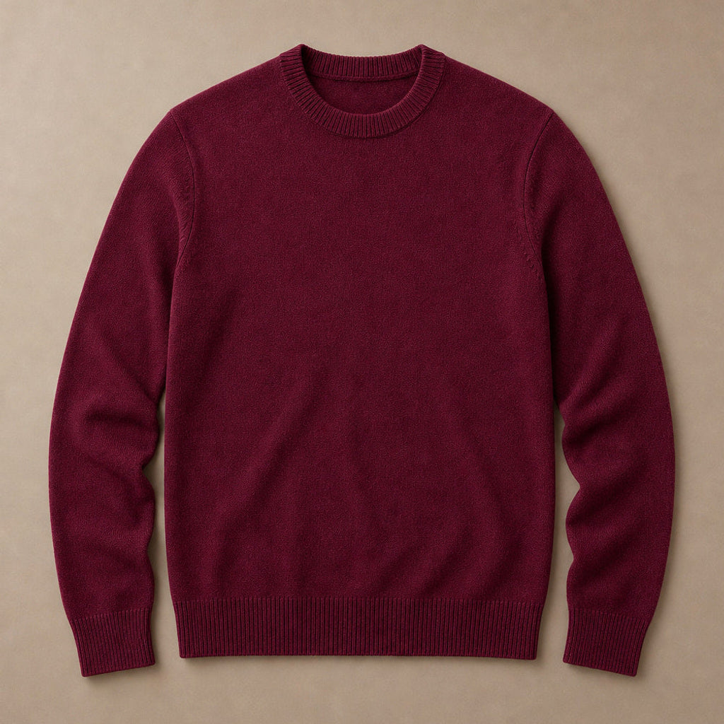 Steffen | Pullover Rundhals Feinstrick – Produktfoto