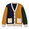 Thibaut | Strickjacke Kontrastblende Knopfleiste – Produktfoto