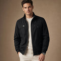 Thoralf | Steppjacke Stehkragen Schwarz – Produktfoto