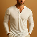 Veldex | Henley Shirt Langarm Slim Fit – Produktfoto