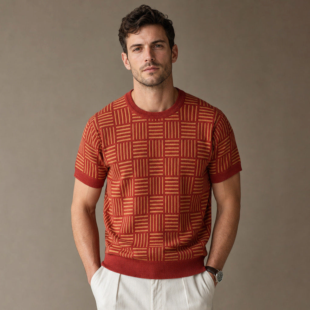 Volkmar | Strickshirt Jacquard-Muster – Premium Editorial