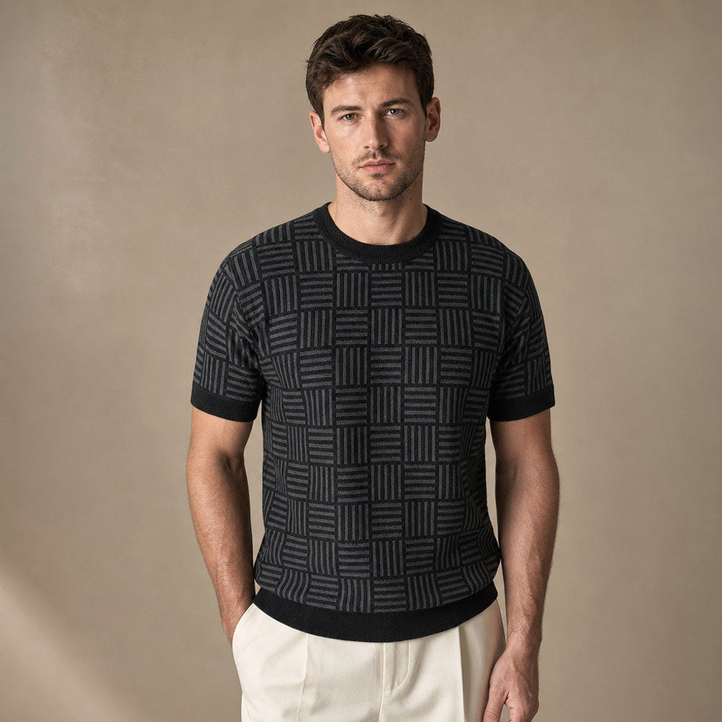 Volkmar | Strickshirt Jacquard-Muster – Premium Editorial