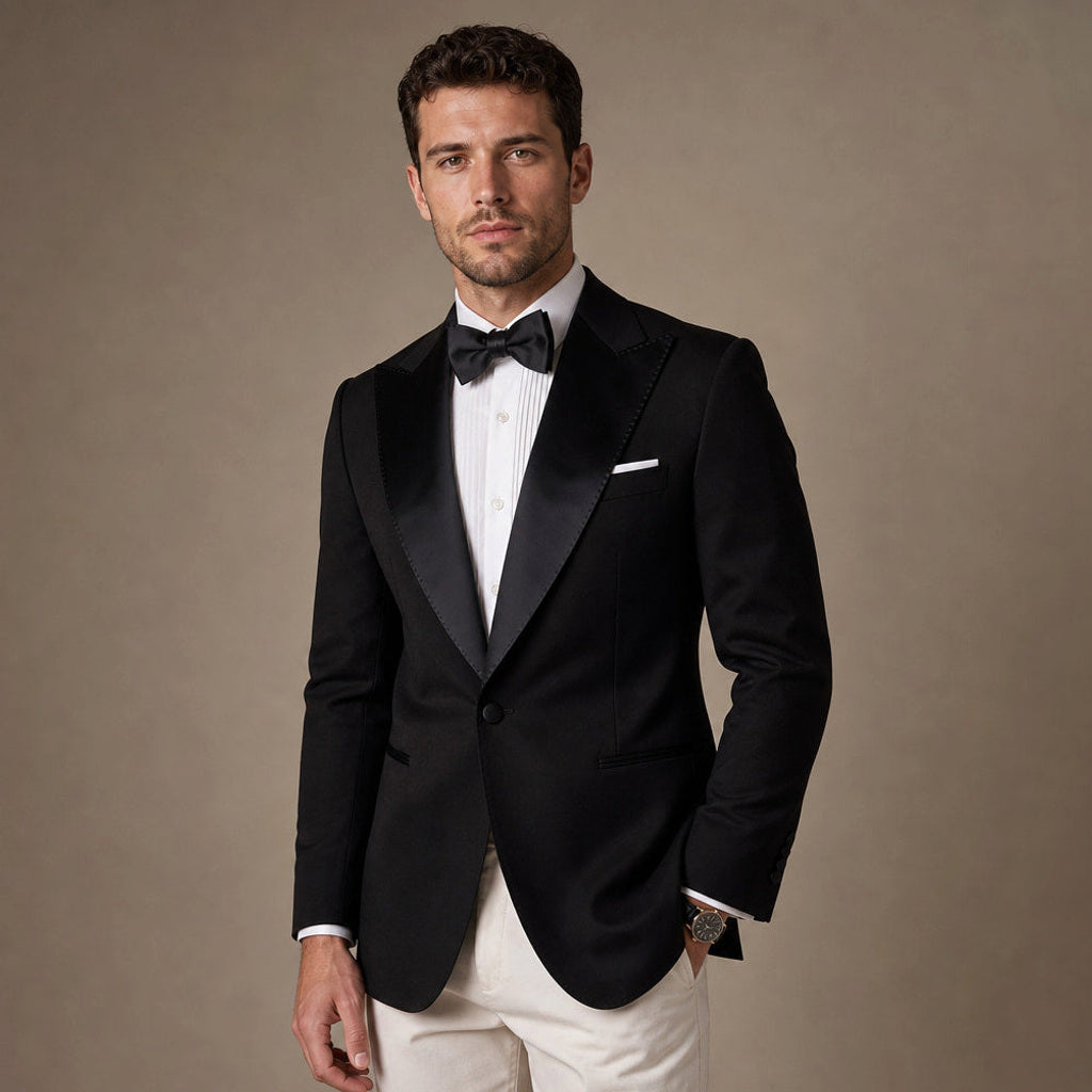 Wendelin | Blazer Halbgefüttert Schwarz Schwarz – Produktfoto