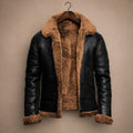 Widukind | Lederjacke Gefüttert Winter Braun – Produktfoto