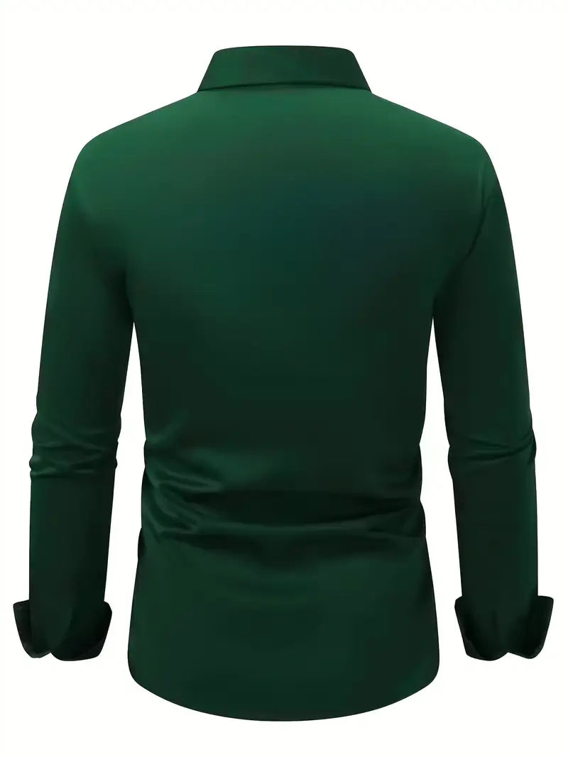 Hemd Spitzkragen Slim Fit Langarm Schwarz – Hale