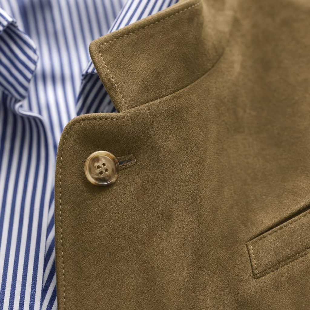 Godwin | Blazer Wildlederoptik Single-Breasted Relaxed Fit
