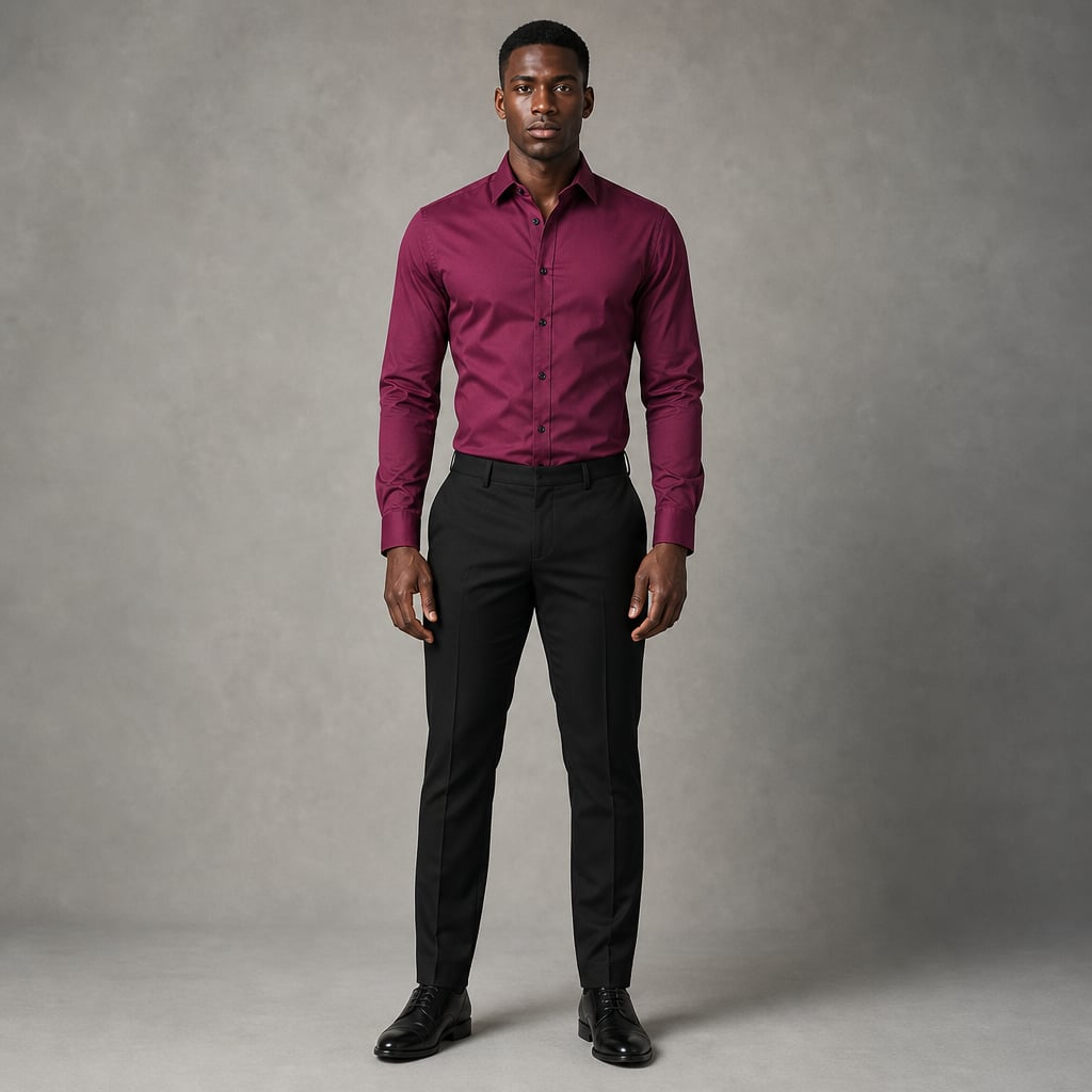 Hemd Slim Fit Stretch Langarm Bügelleicht – Jett