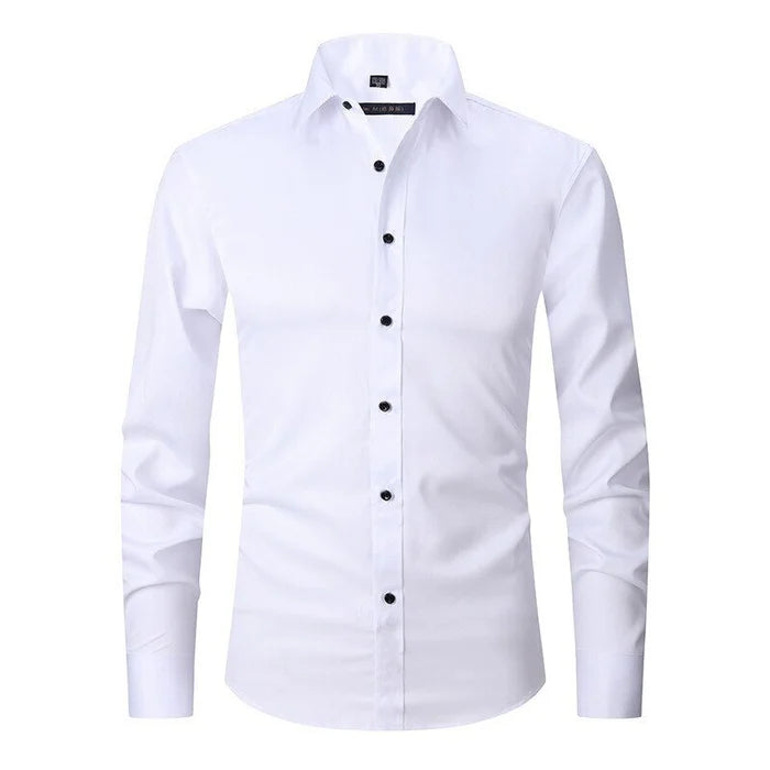 Hemd Slim Fit Stretch Langarm Bügelleicht – Jett