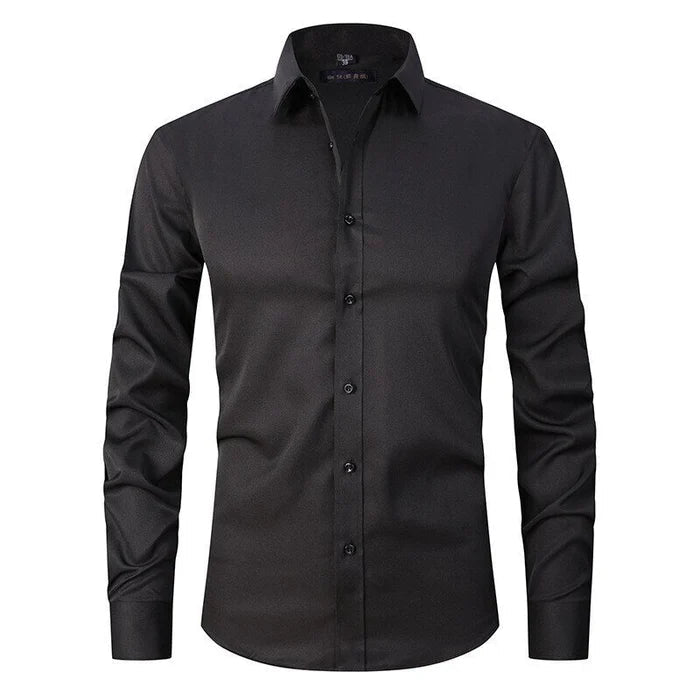 Hemd Slim Fit Stretch Langarm Bügelleicht – Jett