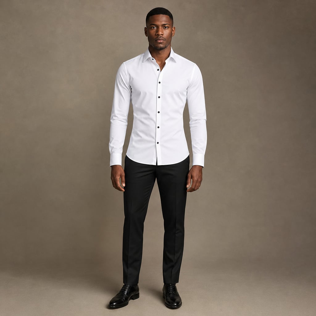 Hemd Slim Fit Stretch Langarm Bügelleicht – Jett