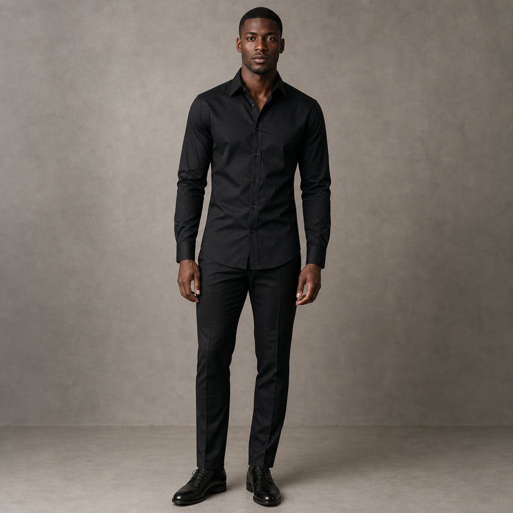 Hemd Slim Fit Stretch Langarm Bügelleicht – Jett