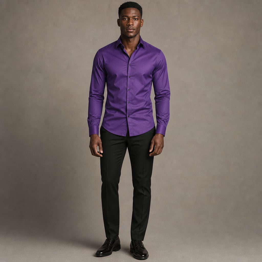 Hemd Slim Fit Stretch Langarm Bügelleicht – Jett