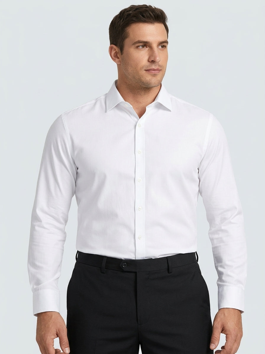Hemd Spitzkragen Slim Fit Langarm Schwarz – Hale