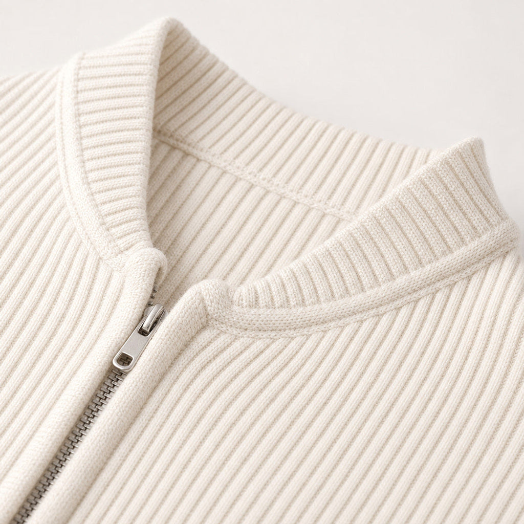 Ivo | Strickjacke Rippstruktur Relaxed Fit