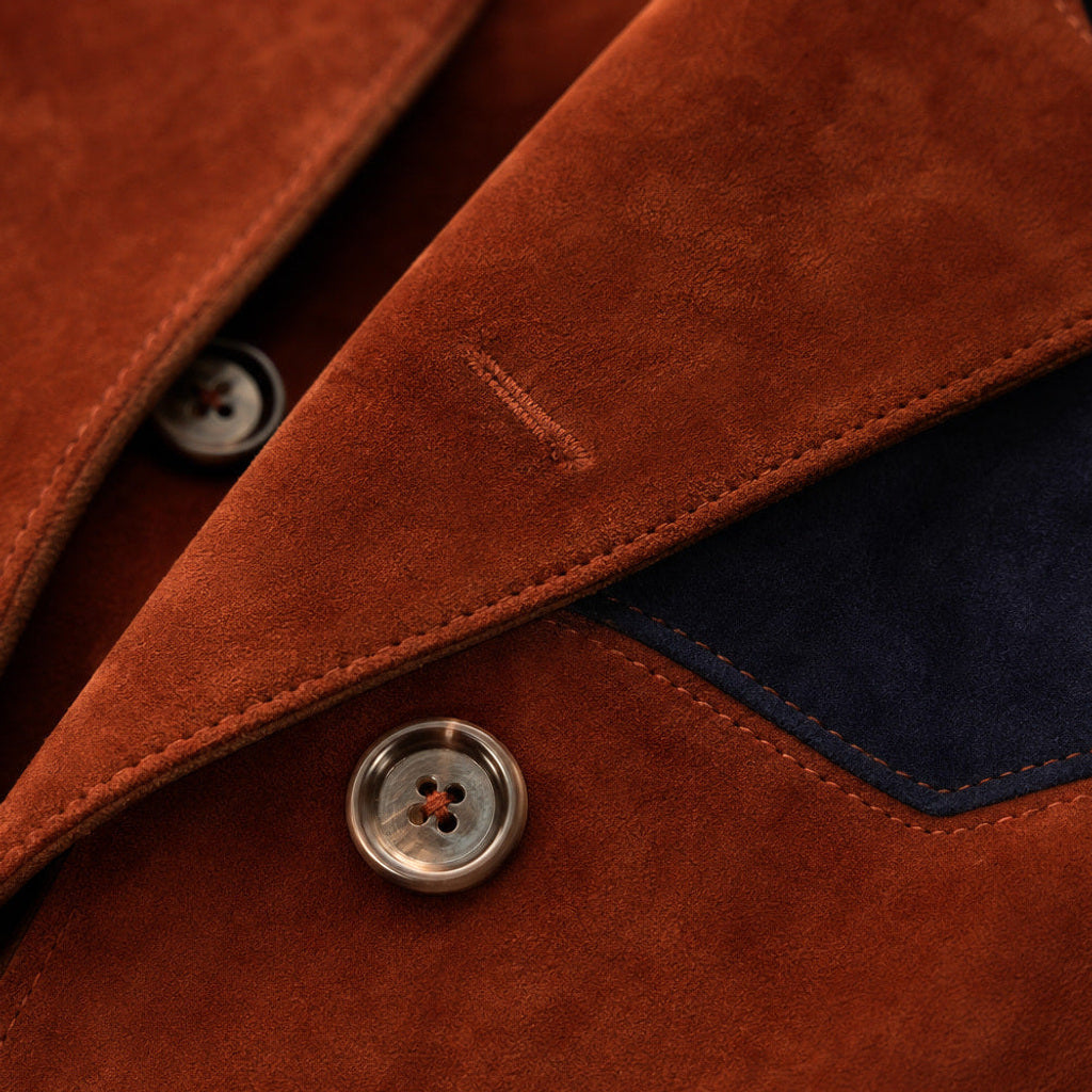 Karl-Heinz | Blazer Wildleder Rostbraun