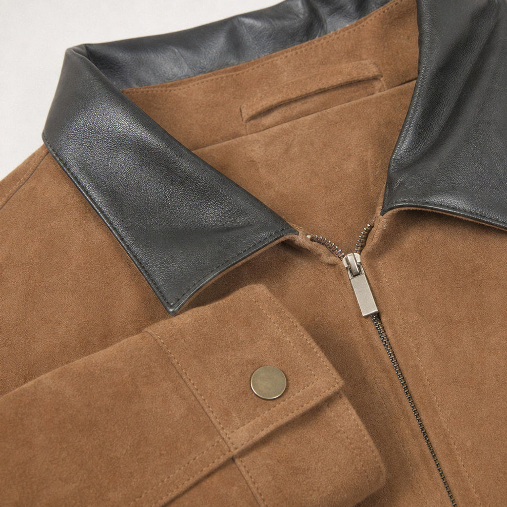 Kevin | Kurzmantel Moleskin Full-Zip