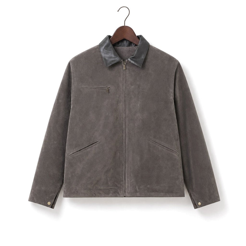 Kevin | Kurzmantel Moleskin Full-Zip