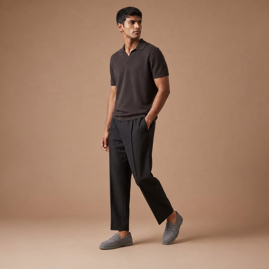 Leichter Slip-On Loafer Atmungsaktiv Grau – Parel
