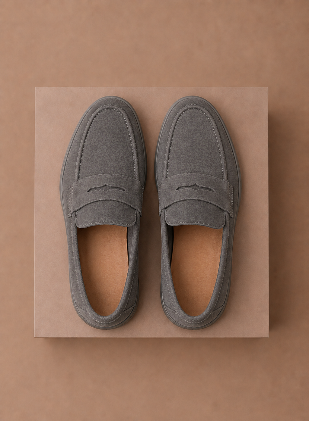 Leichter Slip-On Loafer Atmungsaktiv Grau – Parel