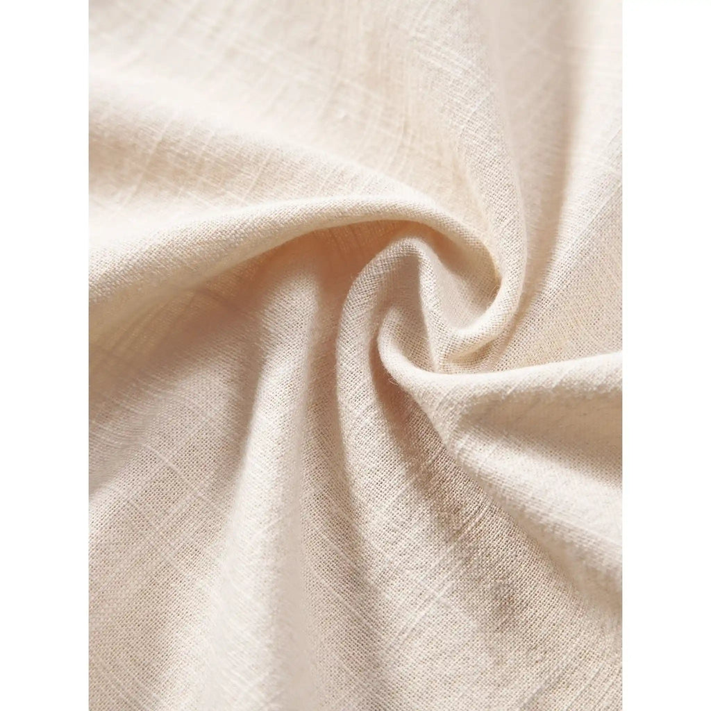 Leinenmischung Set Geometrisch Beige – Saxo