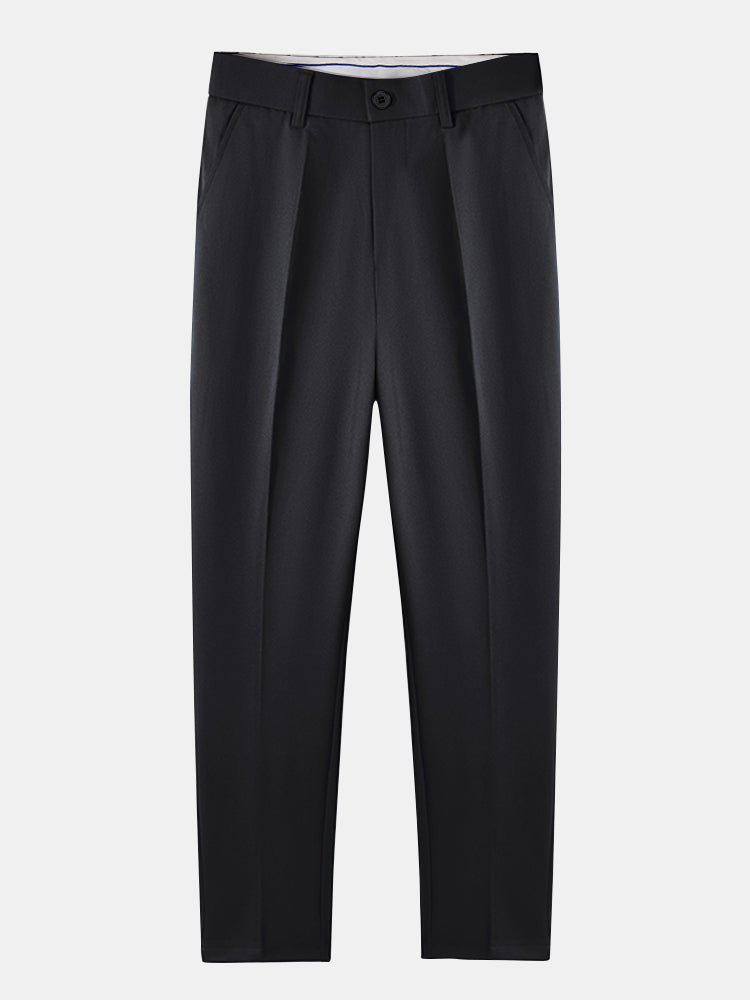 Set Waffelstrick Slim Tapered Poloshirt & Hose – Daxel