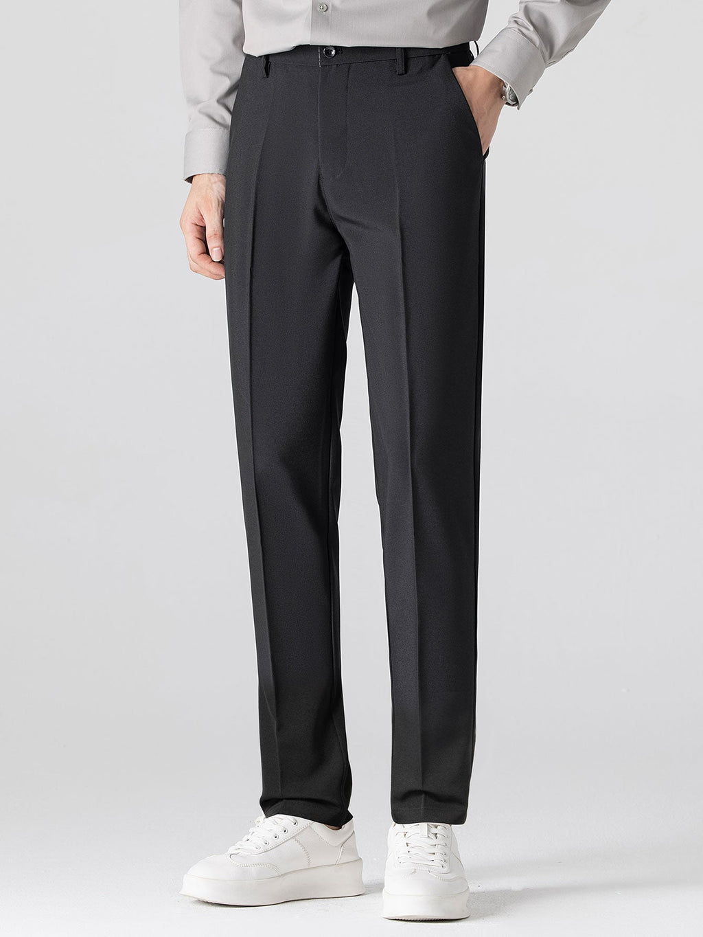 Set Waffelstrick Slim Tapered Poloshirt & Hose – Daxel