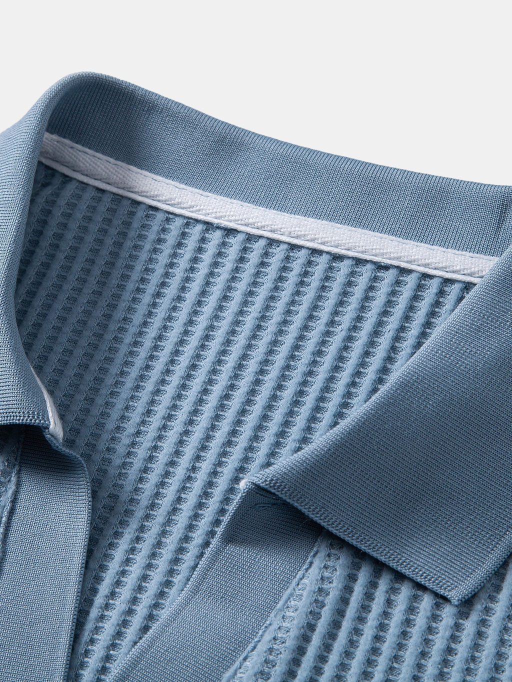 Set Waffelstrick Slim Tapered Poloshirt & Hose – Daxel