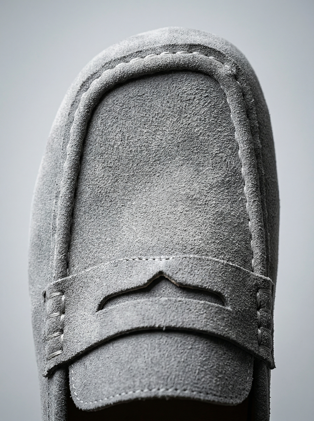 Penny-Loafer Mule Soft-Touch-Gewebe Plateau-Sohle – Monvel